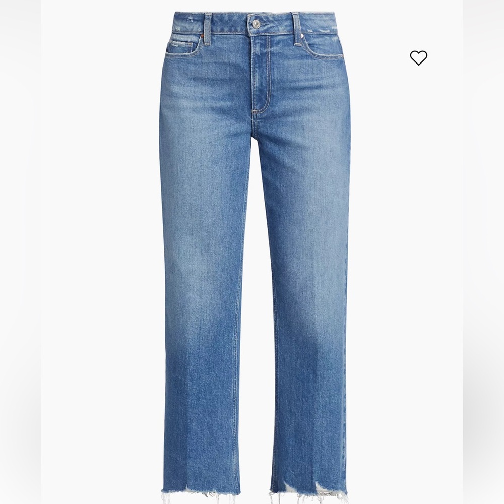 Paige Leenah Straight-Leg Ankle Jeans